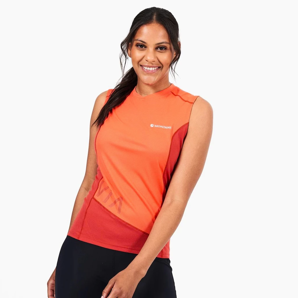 Canotta da donna Montane  Katla Tank Paprika