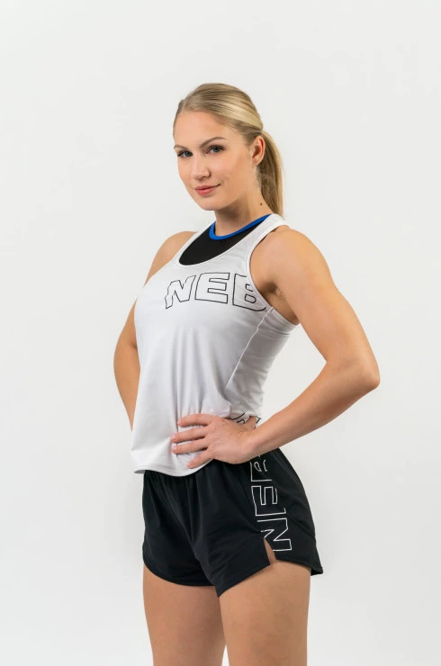 Canotta da donna Nebbia  FIT Activewear Tank Top “Racer back” white XS