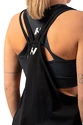 Canotta da donna Nebbia  Sleeveless Loose Cross Back Tank Top "Feeling Good" 419 Black
