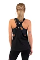 Canotta da donna Nebbia  Sleeveless Loose Cross Back Tank Top "Feeling Good" 419 Black