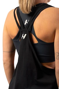 Canotta da donna Nebbia  Sleeveless Loose Cross Back Tank Top "Feeling Good" 419 Black