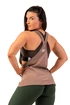 Canotta da donna Nebbia  Sleeveless Loose Cross Back Tank Top "Feeling Good" 419 Brown