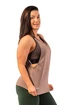 Canotta da donna Nebbia  Sleeveless Loose Cross Back Tank Top "Feeling Good" 419 Brown