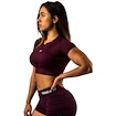 Canotta da donna Nebbia STRONG BEAUTY Open-back Cropped Top 430 dark red