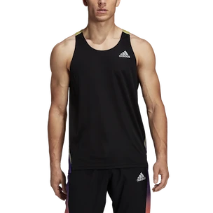 Canotta da uomo adidas Own The Run Colorblock Black