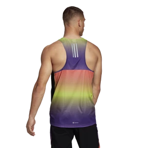 Canotta da uomo adidas Own The Run Colorblock Black