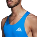 Canotta da uomo adidas Own The Run Singlet Blue Rush