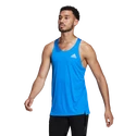 Canotta da uomo adidas Own The Run Singlet Blue Rush