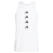 Canotta da uomo adidas  Run Logo Tank White