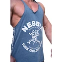 Canotta da uomo Nebbia NEBBIA x OLYMPIA Washed Muscle Back Stringer GOLDEN AGE 791 blue
