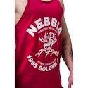 Canotta da uomo Nebbia NEBBIA x OLYMPIA Washed Muscle Back Stringer GOLDEN AGE 791 red