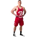 Canotta da uomo Nebbia NEBBIA x OLYMPIA Washed Muscle Back Stringer GOLDEN AGE 791 red
