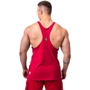 Canotta da uomo Nebbia NEBBIA x OLYMPIA Washed Muscle Back Stringer GOLDEN AGE 791 red