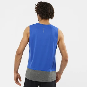 Canotta da uomo Salomon Cross Run Tank Nautical Blue/Black