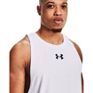 Canotta da uomo Under Armour  BASELINE COTTON TANK White