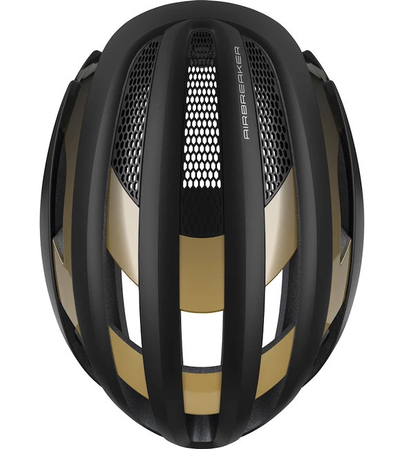 Casco da ciclismo Abus  AirBreaker Black/Gold