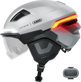 Casco da ciclismo Abus Hyp-E Ace Gleam Silver