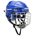 Casco da hockey Bauer  IMS 5.0 II Combo Blue Senior