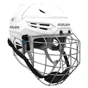 Casco da hockey Bauer RE-AKT 55 Combo White Senior