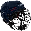 Casco da hockey CCM Tacks 70 Combo Navy  Senior L