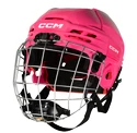 Casco da hockey CCM Tacks 70 Combo Pink Youth