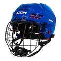 Casco da hockey CCM Tacks 70 Combo Royal  Senior M