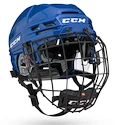 Casco da hockey CCM Tacks 910 Combo Royal Blue Senior