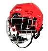 Casco da hockey Combo CCM Tacks 70 Junior red