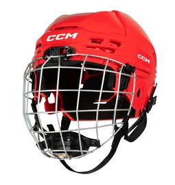Casco da hockey Combo CCM Tacks 70 Junior red