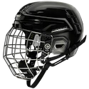 Casco da hockey Warrior Alpha One Pro Combo Senior S, Bianco