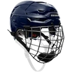 Casco da hockey Warrior Covert CF 80 Combo Navy Senior