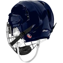 Casco da hockey Warrior Covert CF 80 Combo Navy Senior