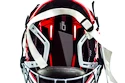 Casco da hockey Warrior Covert CF 80 Combo Red Senior