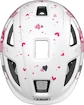 Casco per bambini Abus  Anuky 2.0 White Heart