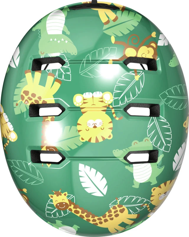 Casco per bambini Abus Skurb Kid green jungle M