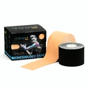 Cerotto taping BronVit Sport kinesiology tape balení 2 x 6m – classic – černá + béžová