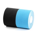 Cerotto taping BronVit  Sport kinesiology tape balení 2 x 6m – classic – černá + modrá