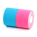 Cerotto taping BronVit Sport kinesiology tape balení 2 x 6m – classic –  modrá + růžová