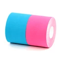 Cerotto taping BronVit  Sport kinesiology tape balení 2 x 6m – classic –  modrá + růžová