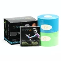 Cerotto taping BronVit  Sport kinesiology tape balení 2 x 6m – classic –  modrá + zelená