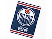 Coperta Official Merchandise  NHL Edmonton Oilers Essential 150x200 cm