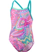 Costumo da bagno per ragazze Speedo  Orbit Groove Allover Thinstrap Crossback