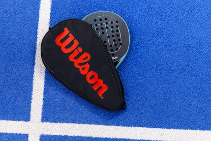 Custodia per racchetta da padel Wilson  Padel Cover Black/Infrared