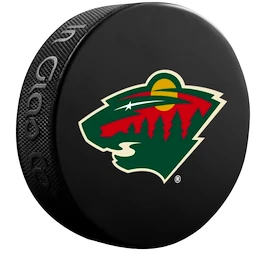 Disco da hockey Inglasco Inc. Logo Blister Minnesota Wild