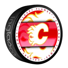 Disco da hockey Inglasco Inc. Medallion Blister Calgary Flames
