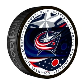 Disco da hockey Inglasco Inc. Medallion Blister Columbus Blue Jackets