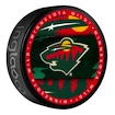 Disco da hockey Inglasco Inc.  Medallion Blister Minnesota Wild