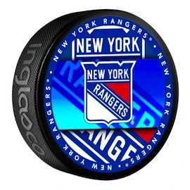Disco da hockey Inglasco Inc. Medallion Blister New York Rangers