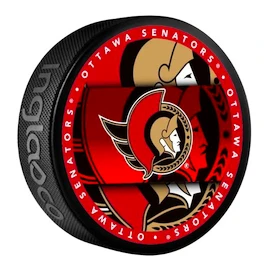 Disco da hockey Inglasco Inc. Medallion Blister Ottawa Senators
