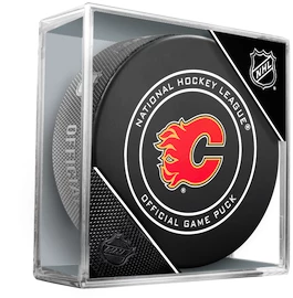Disco da hockey Inglasco Inc. Official Game Puck Calgary Flames